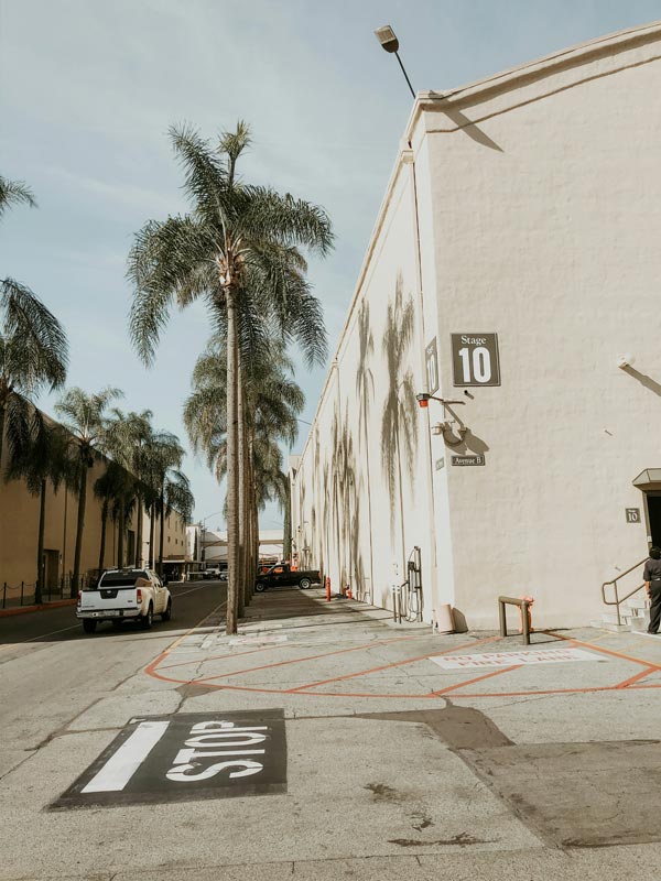 Studio buildings in Burbank’s Media District